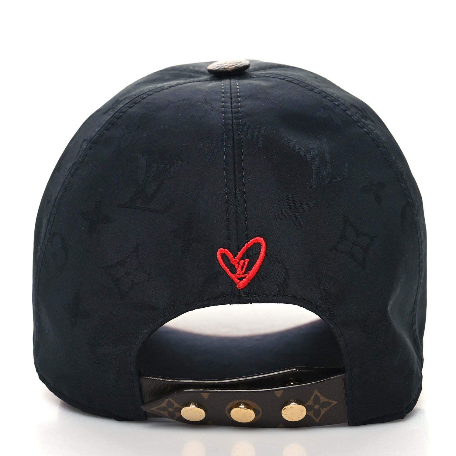 Louis Vuitton Monogram Fall in Love Cap M Black 1310017