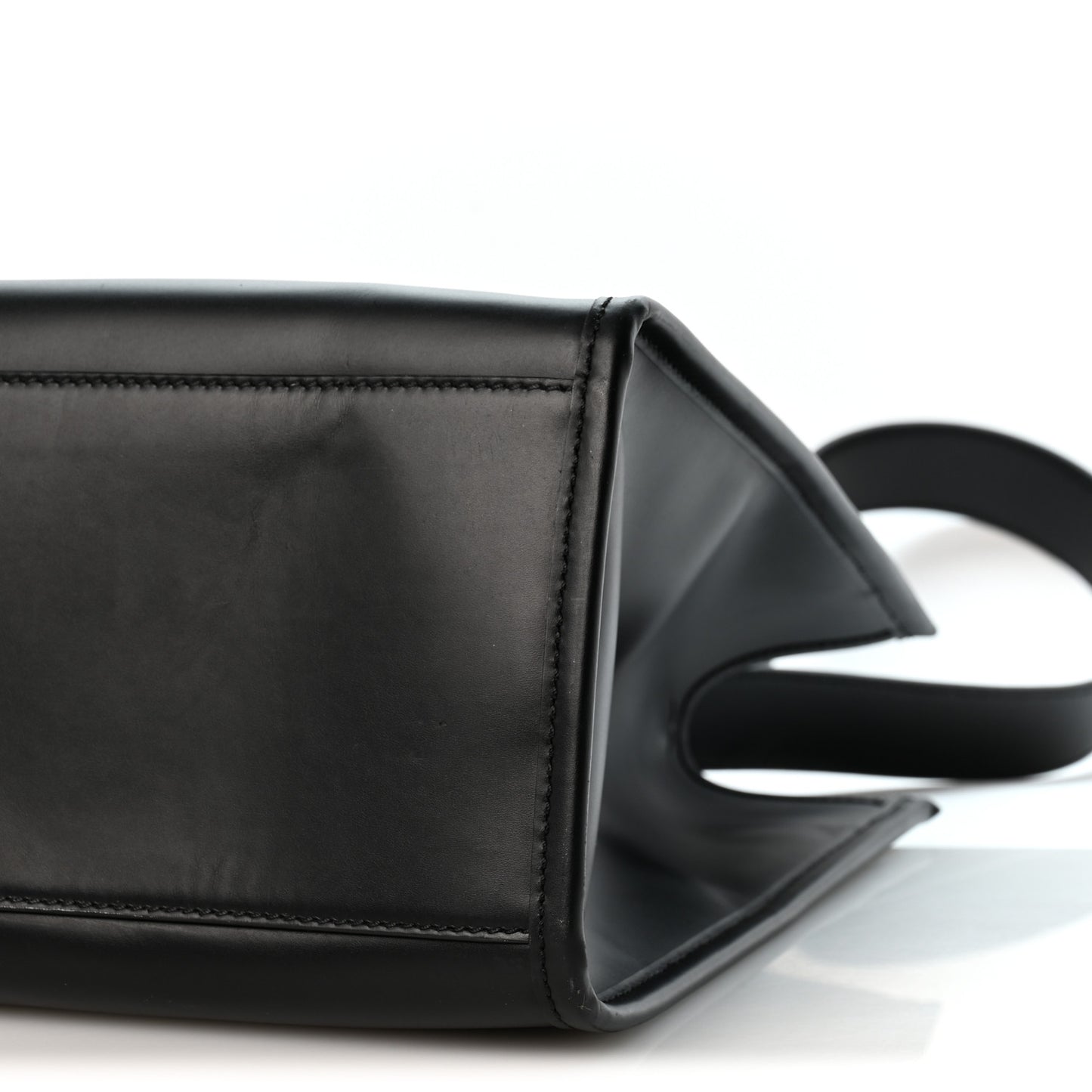 Vitello King Plexiglass Medium Fendi Sunshine Shopper Tote Black