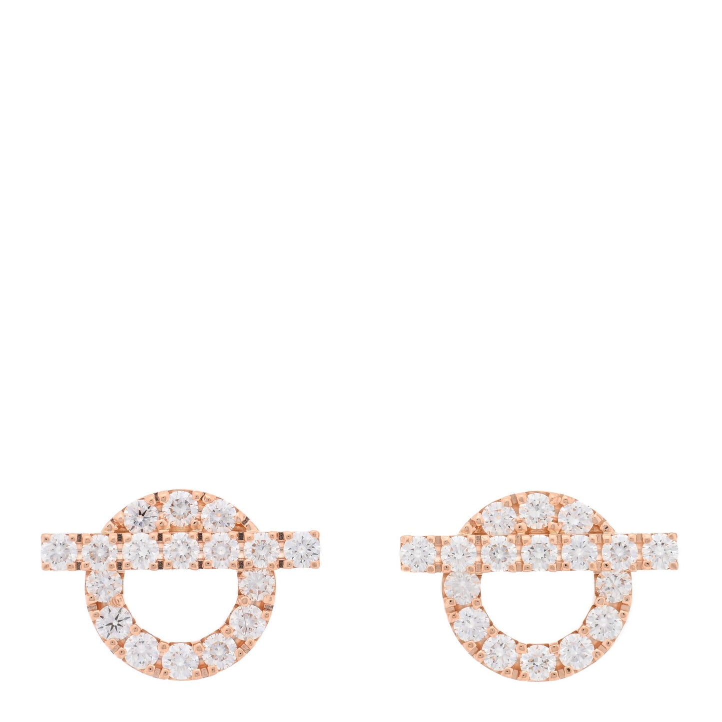 18K Rose Gold Diamond Finesse Earrings