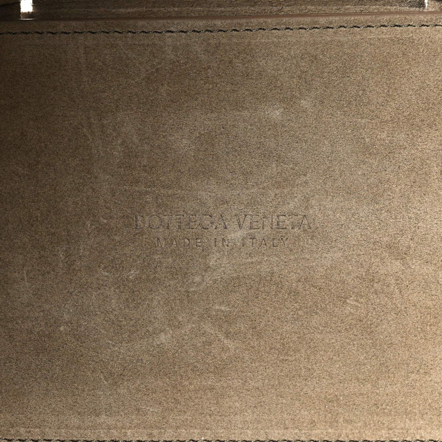 Grained Calfskin Maxi Intrecciato Small Arco Tote Taupe