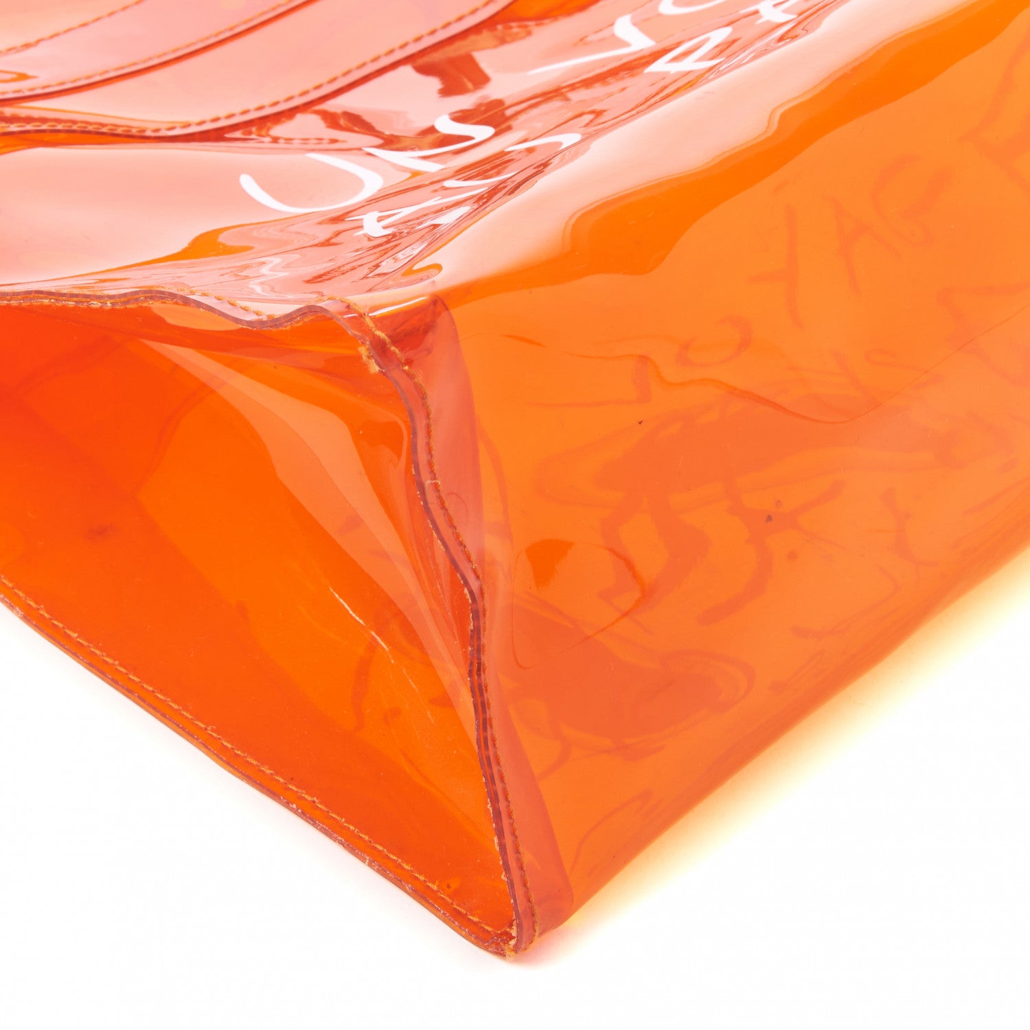 Hermes Vinyl Souvenir De L'Exposition Kelly Orange 6 of 7