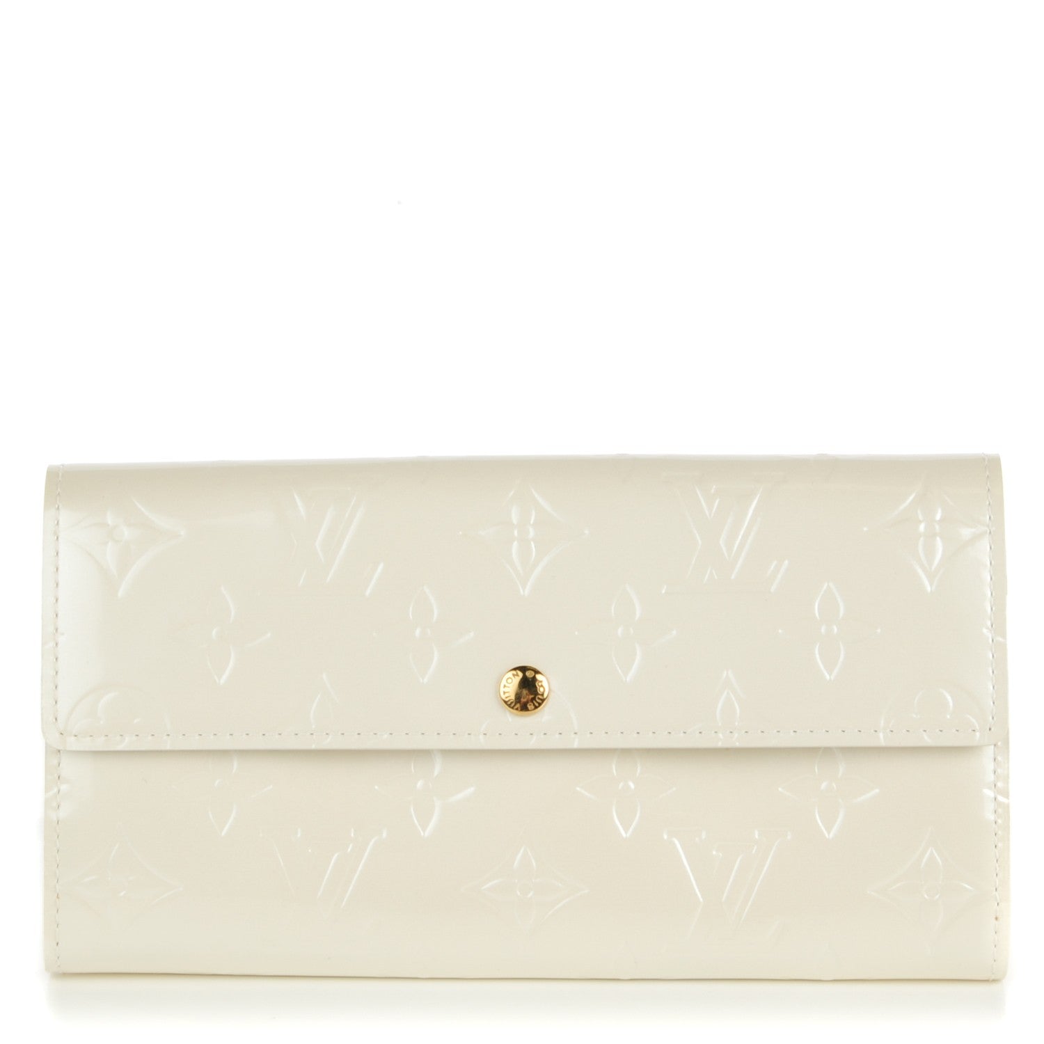 Louis Vuitton Vernis Sarah Wallet Perle 1 of 7
