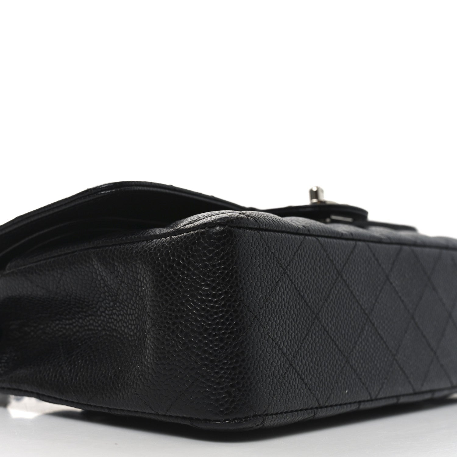 Chanel Caviar Quilted Medium Double Flap Black 9 of 10