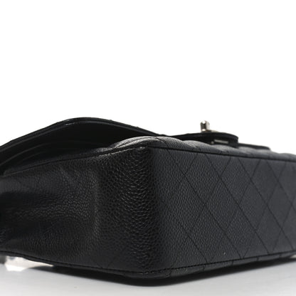 Chanel Caviar Quilted Medium Double Flap Black 9 of 10