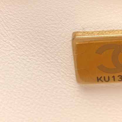 Chanel Sequin Logo Mini Rectangular Flap White Multicolor 8 of 10