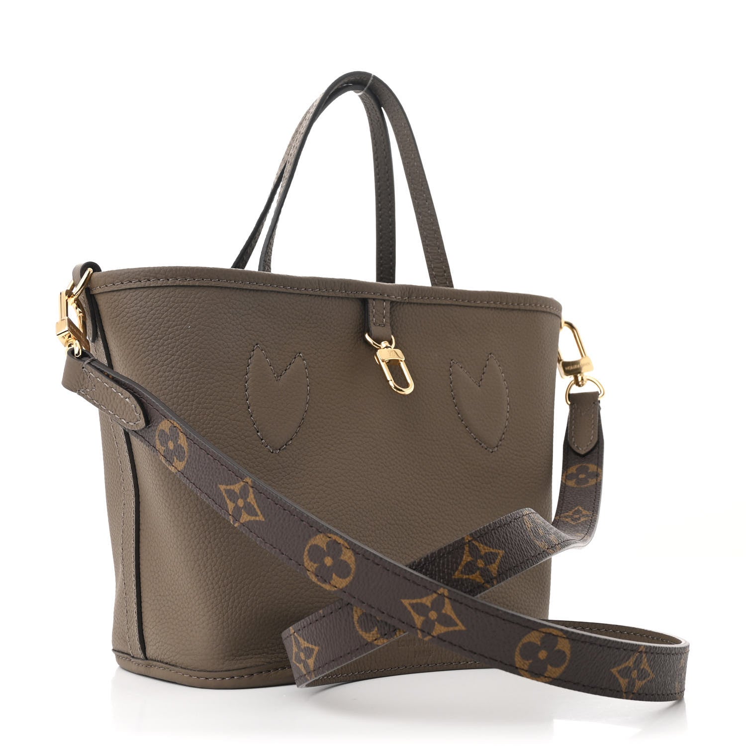 Louis Vuitton Monogram Neverfull Inside Out Bandouliere BB Dark Fango 7 of 20