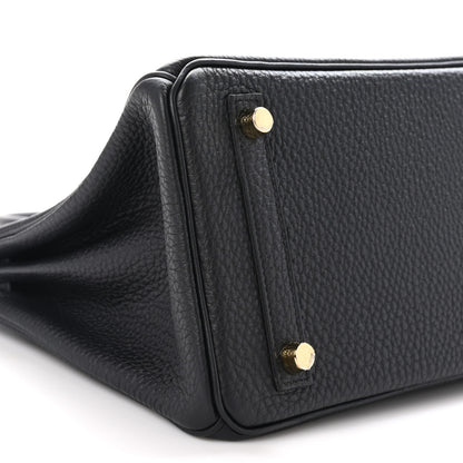Hermes Togo Verso Birkin 25 Black Toundra 9 of 11