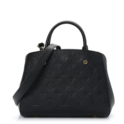 Louis Vuitton Empreinte Montaigne BB Black 1 of 8