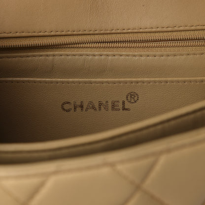 Chanel Lambskin Quilted Medium Envelope Flap Beige 8 of 13