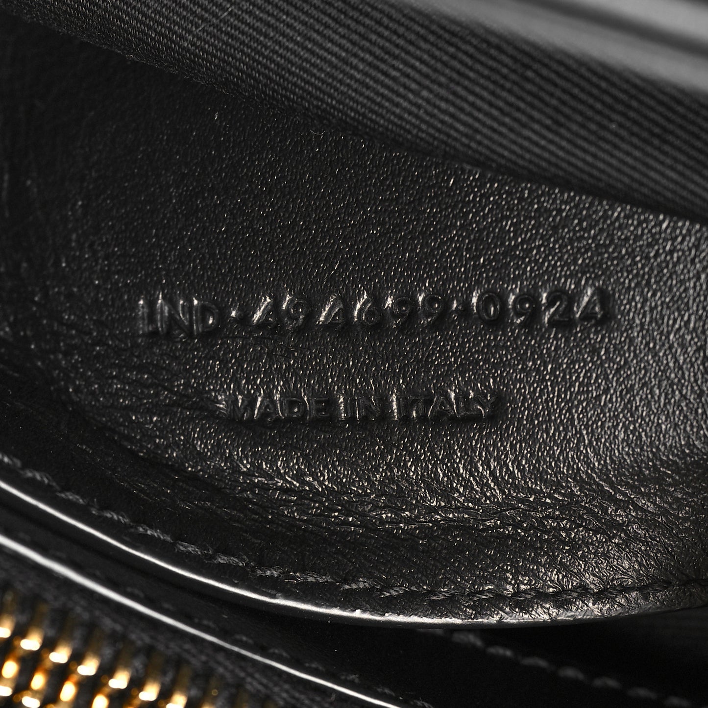 Calfskin Y Quilted Monogram Small Loulou Chain Satchel Black