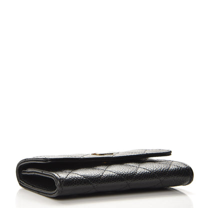Chanel Caviar Quilted Flap Card Holder Black 4 of 9