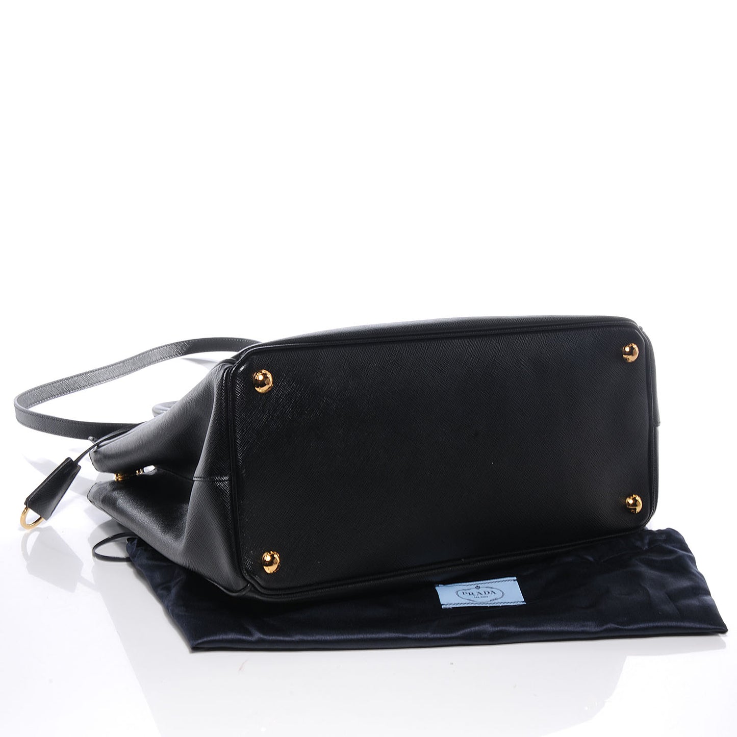 Saffiano Lux Medium Tote Nero Black