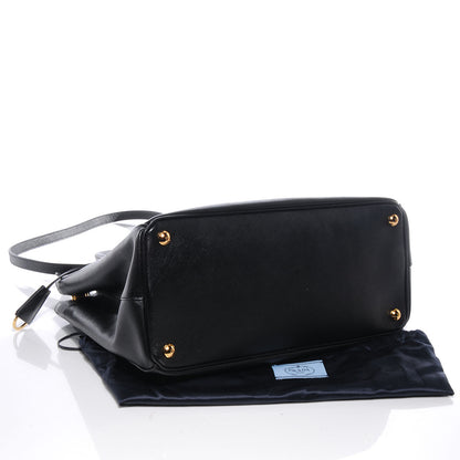 Prada Saffiano Lux Medium Tote Nero Black 4 of 9