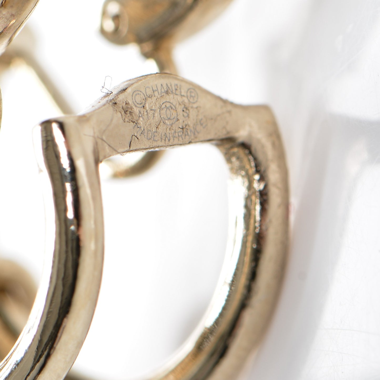 CC Clip On Earring Gold