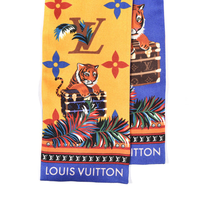 Louis Vuitton Silk Monogram Precious Tiger Bandeau Yellow 2 of 4