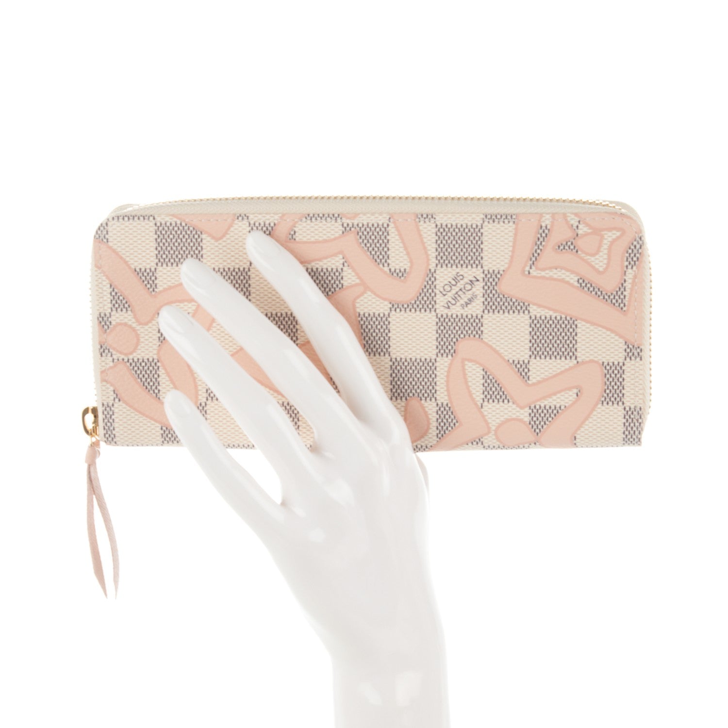 Louis Vuitton Damier Azur Tahitienne Clemence Wallet 2 of 7