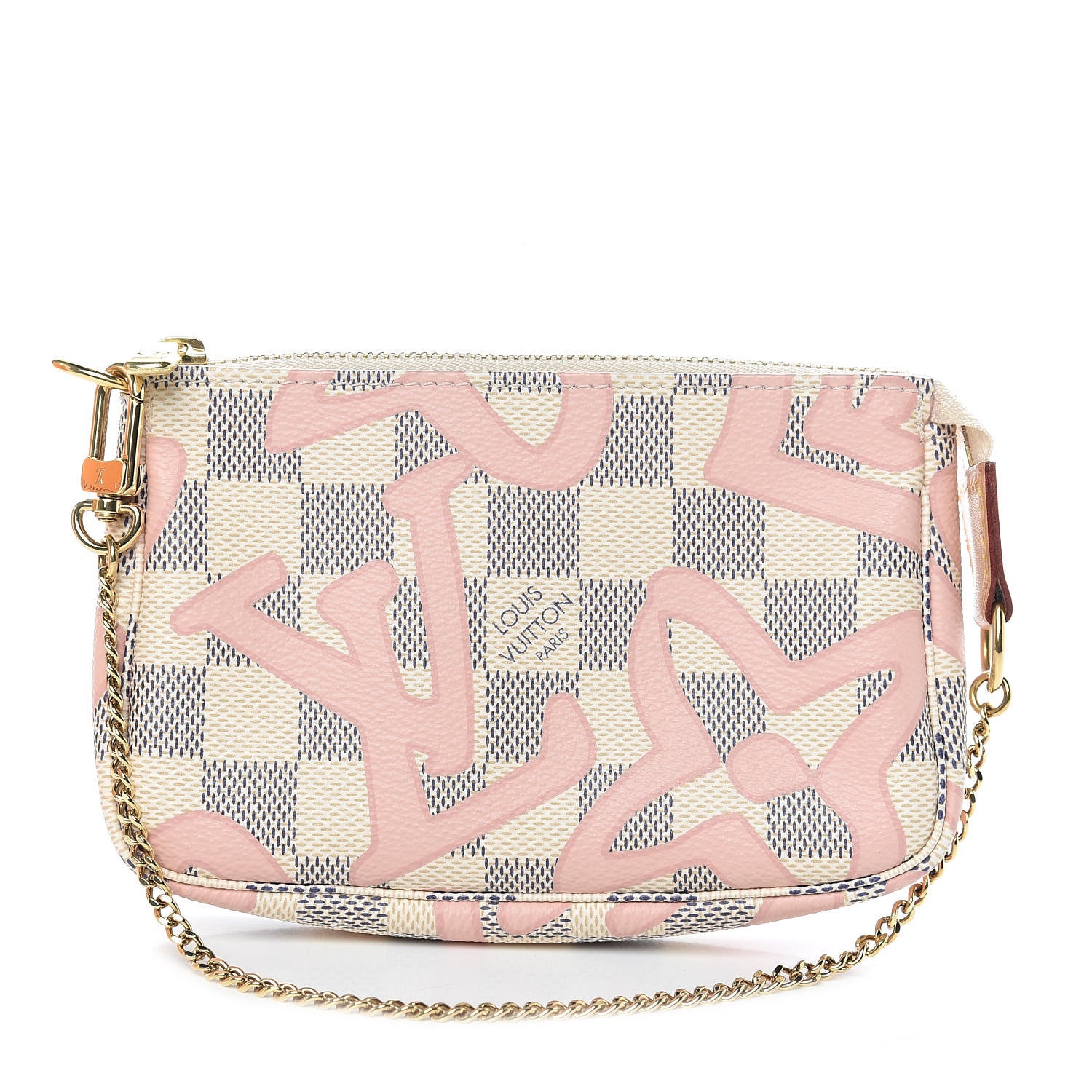 Louis Vuitton Damier Azur Tahitienne Mini Pochette Accessories 1 of 8