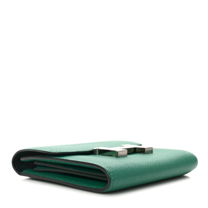 Hermes Epsom Constance Short Wallet Vert Vertigo 4 of 10