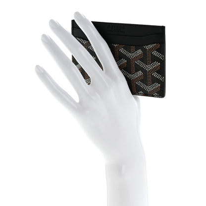 Goyard Goyardine Saint Sulpice Card Holder Black 2 of 9