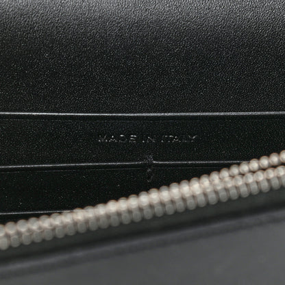 Saint Laurent Smooth Calfskin Patchwork Classic Monogram Kate Tassel Chain Wallet Black 7 of 11