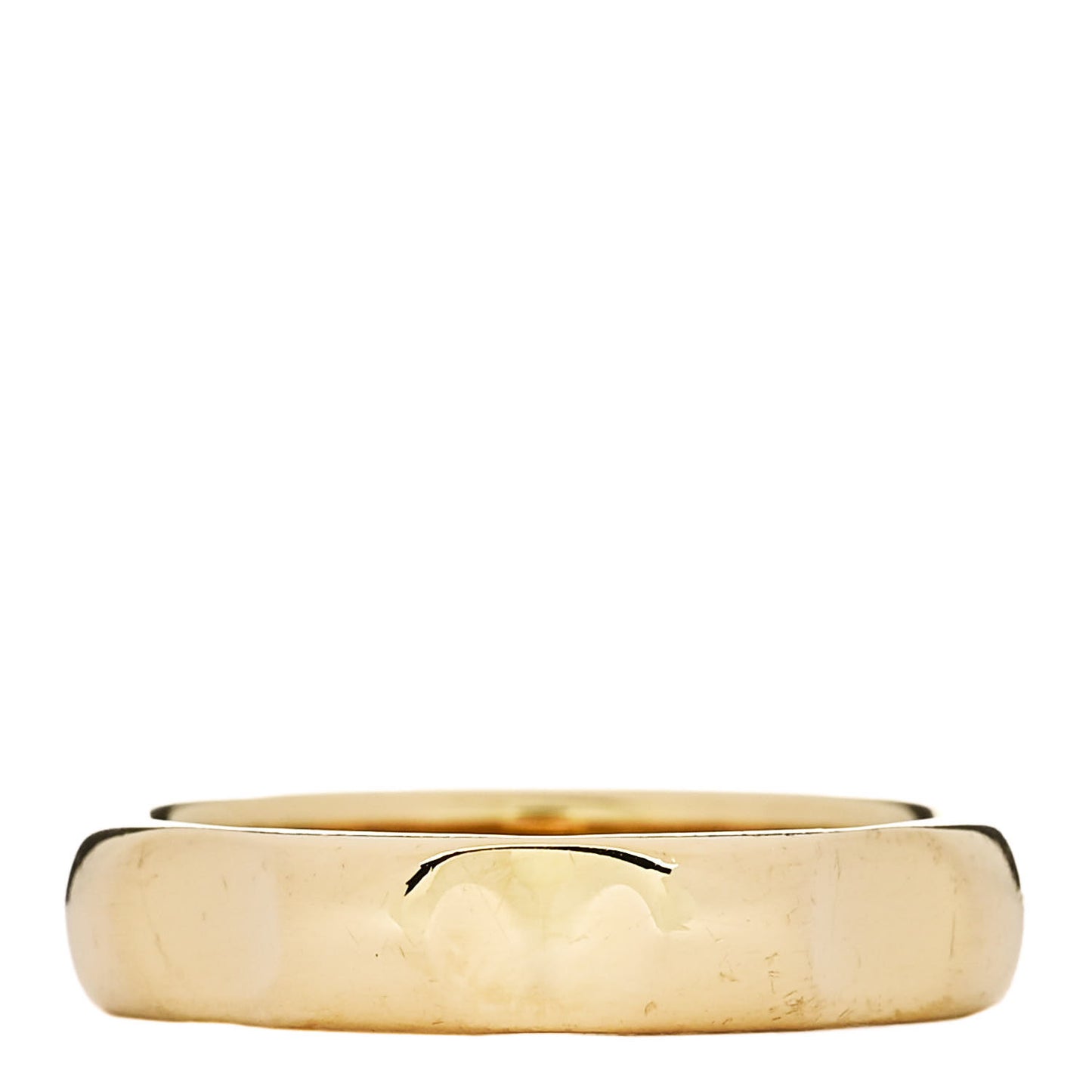 18K Yellow Gold Diamond Paloma Picasso Groove Ring 50 5.5