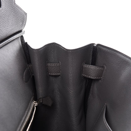 Celine Lambskin Bi-Cabas Grey Cognac 24 of 68