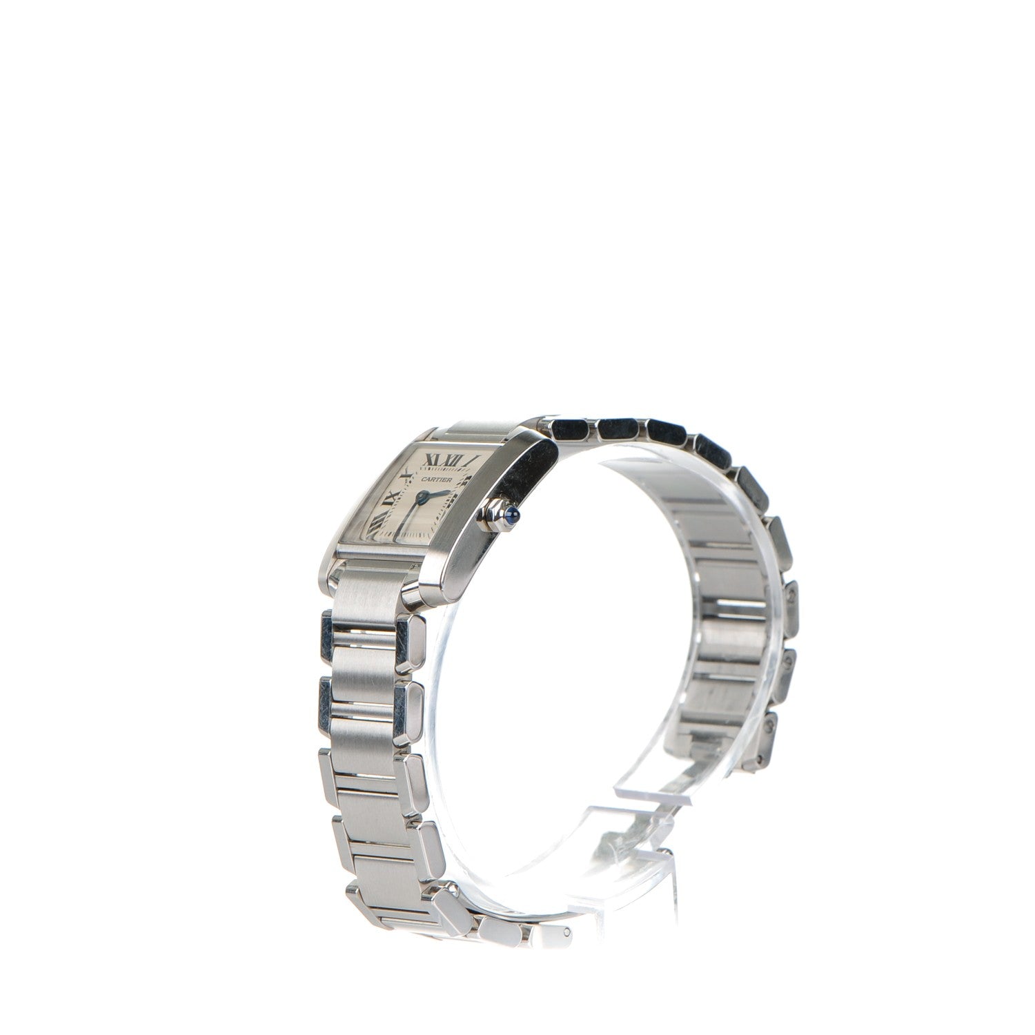 Cartier Stainless Steel 20mm Tank Francaise Quartz Watch 3 of 7