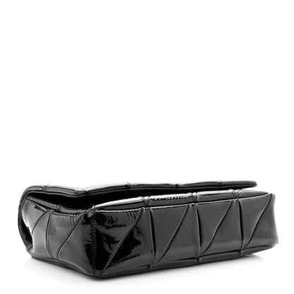 Saint Laurent Patent Patchwork Monogram Medium Jamie Black 4 of 12