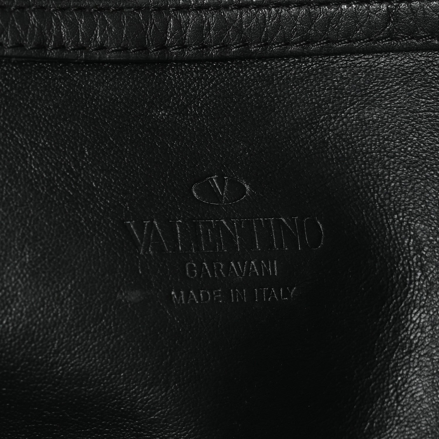 Valentino Garavani Grained Calfskin To Be Cool Tote Black 6 of 8