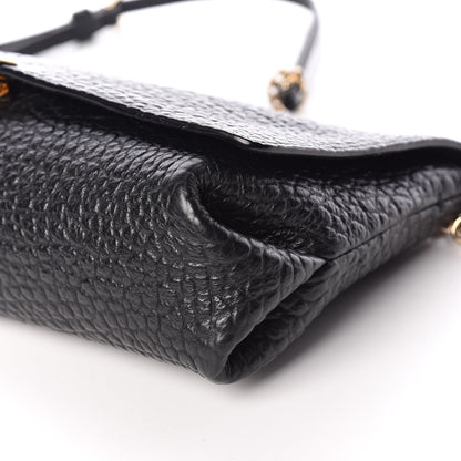 Burberry Signature Grain Medium Mildenhall Crossbody Bag Black 6 of 10