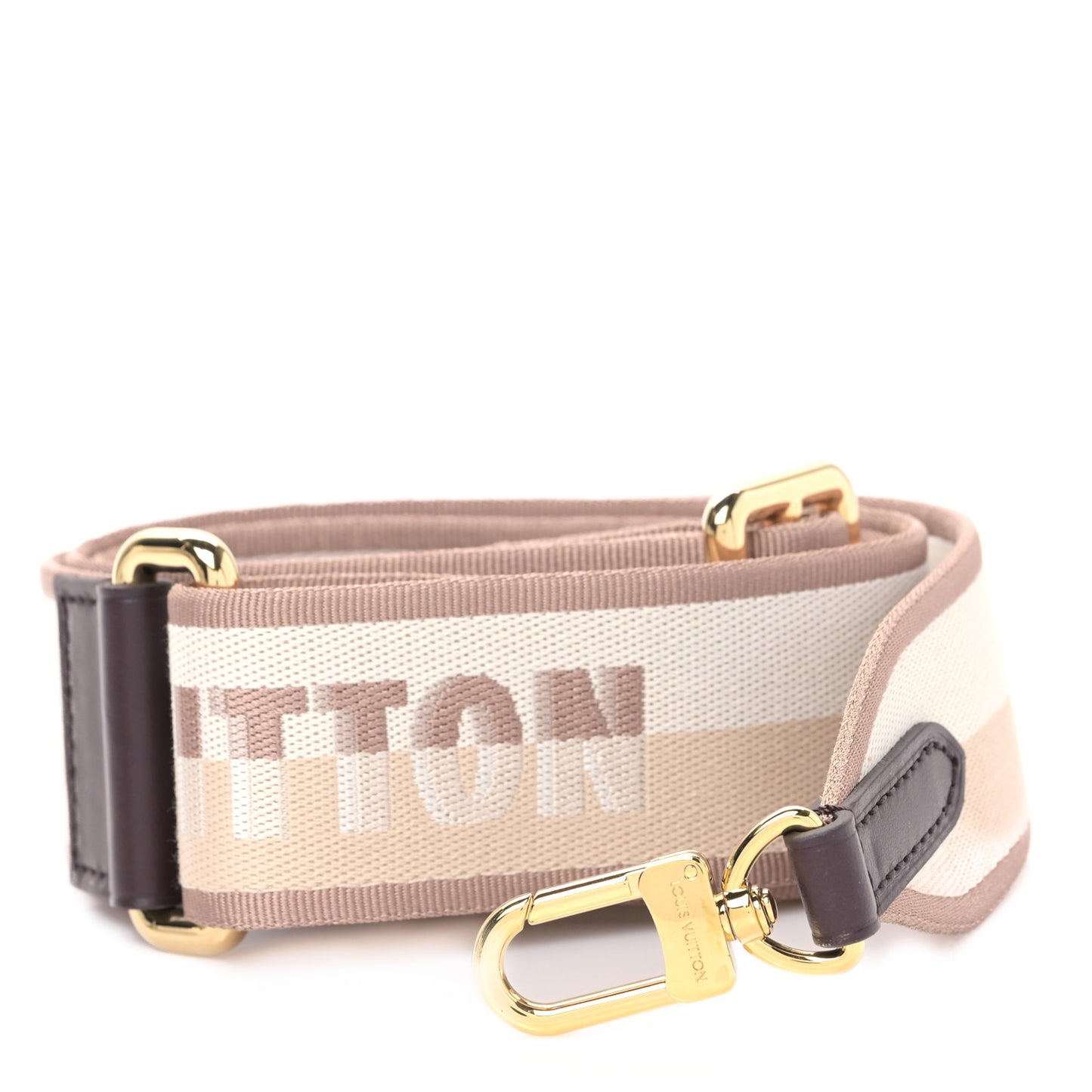 Jacquard Speedy Bandouliere 20 Shoulder Strap Beige Brown
