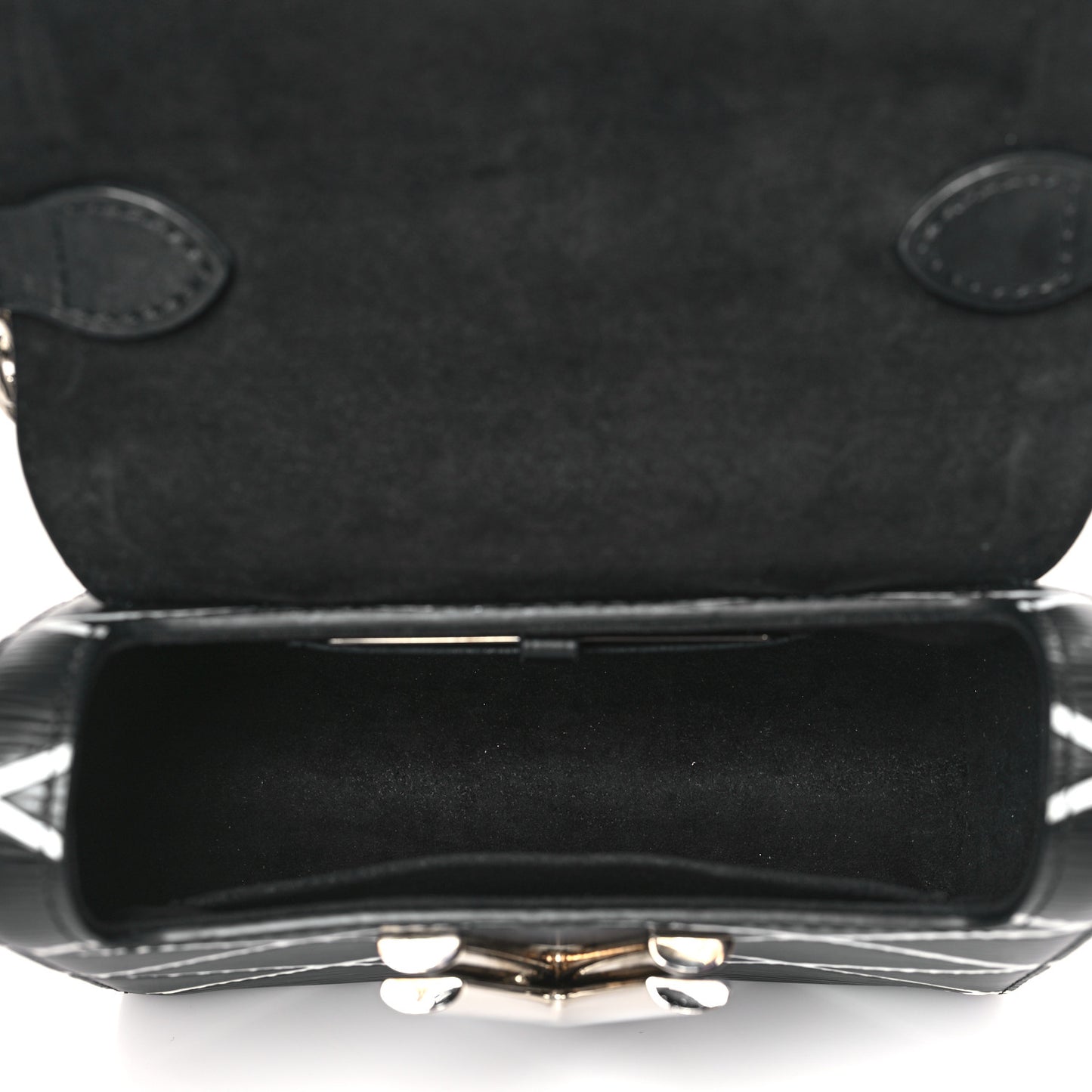 Epi Malletage Twist Shoulder Bag PM Black