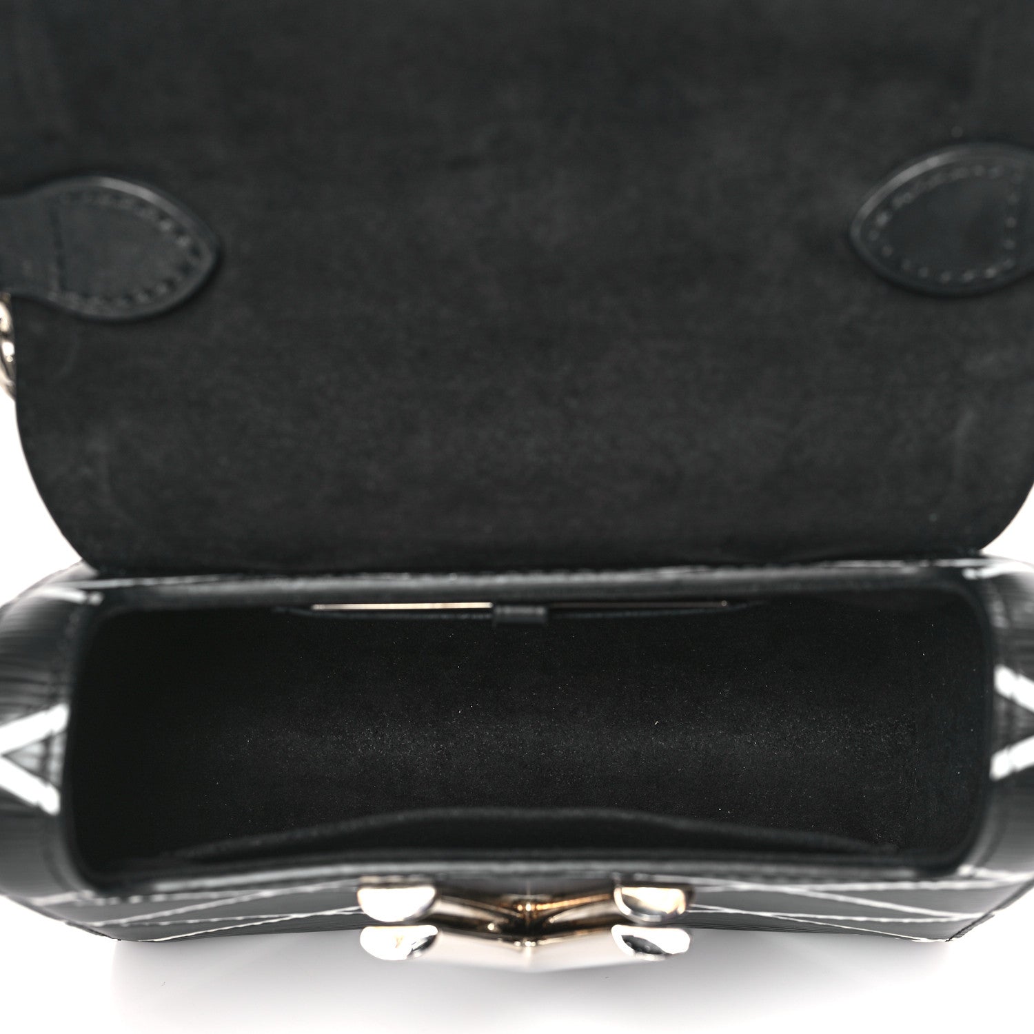 Louis Vuitton Epi Malletage Twist Shoulder Bag PM Black 5 of 9