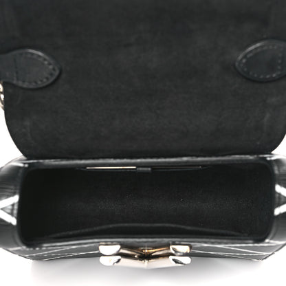 Louis Vuitton Epi Malletage Twist Shoulder Bag PM Black 5 of 9