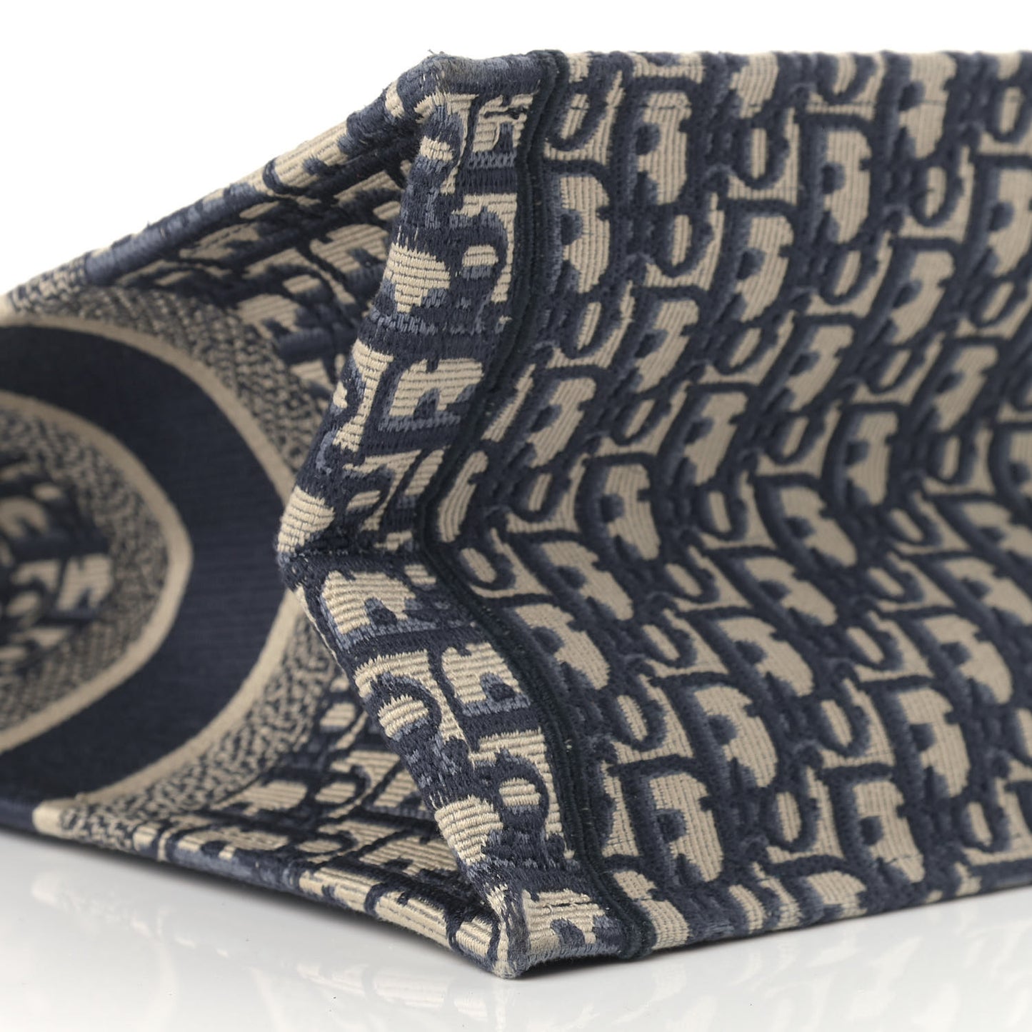 Oblique Medium Book Tote Blue Multicolor