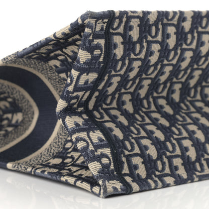 Christian Dior Oblique Medium Book Tote Blue Multicolor 8 of 11