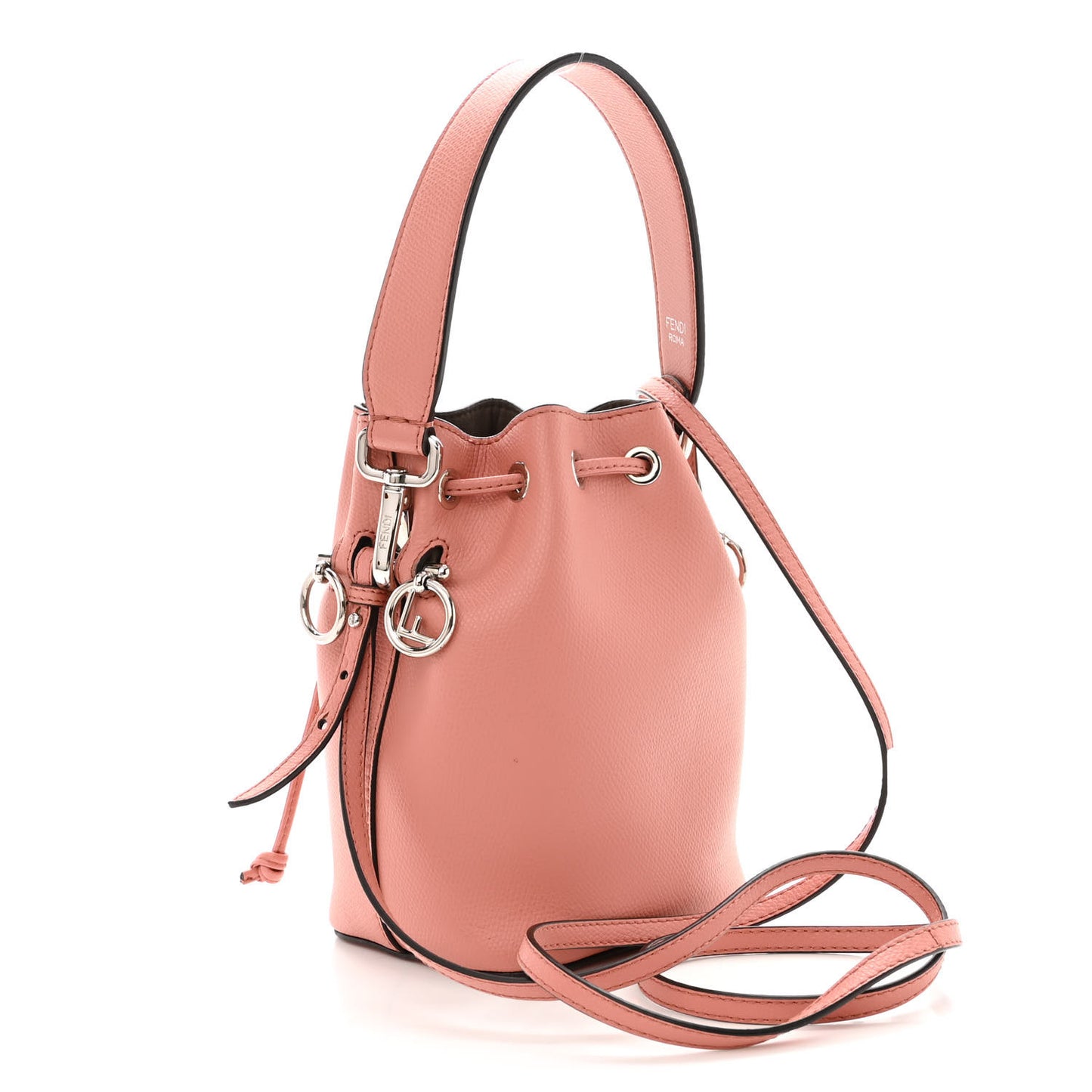 Vitello Cruise F is Fendi Mini Mon Tresor Bucket Bag Macaron