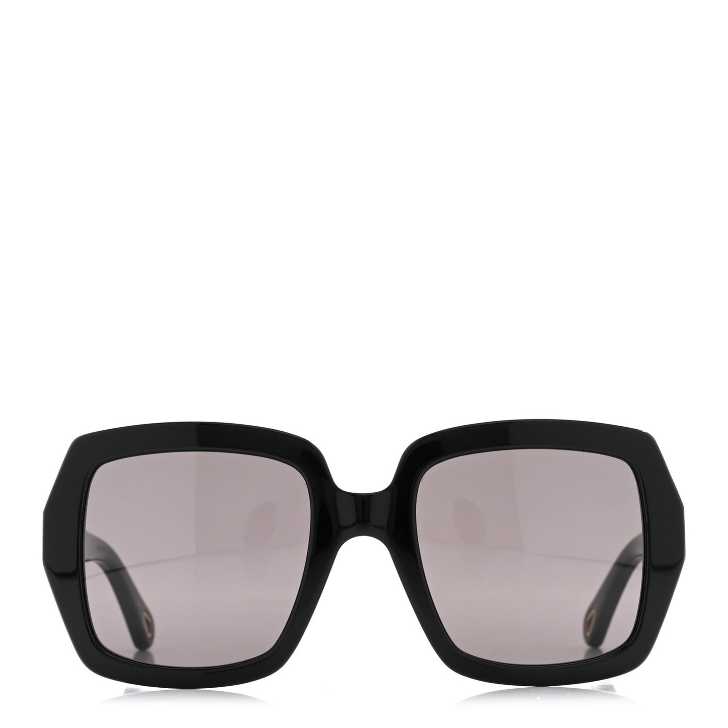 Oversized Round Sunglasses CH0301S Black