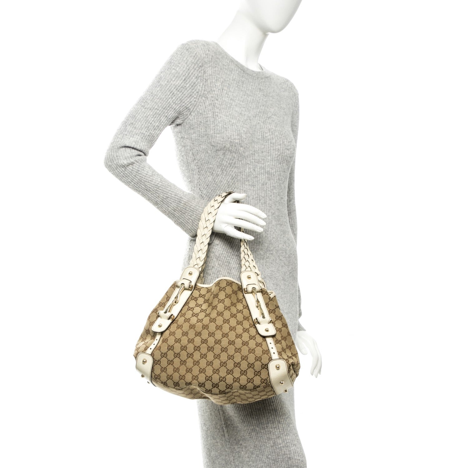 Gucci Monogram Small Pelham Shoulder Bag Off White 2 of 7