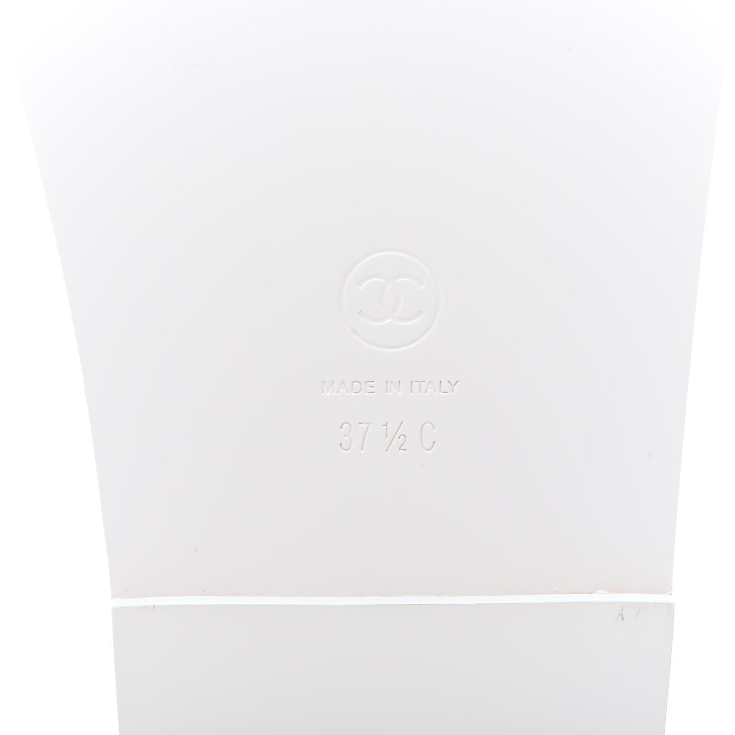 Grained Calfskin Velcro Dad Sandals 37.5 White