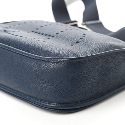 Hermes Taurillon Clemence Evelyne III GM Bleu Abysse 7 of 9