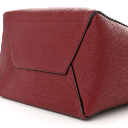 Celine Soft Grained Calfskin Sangle Bucket Bag Light Burgundy 9 of 14
