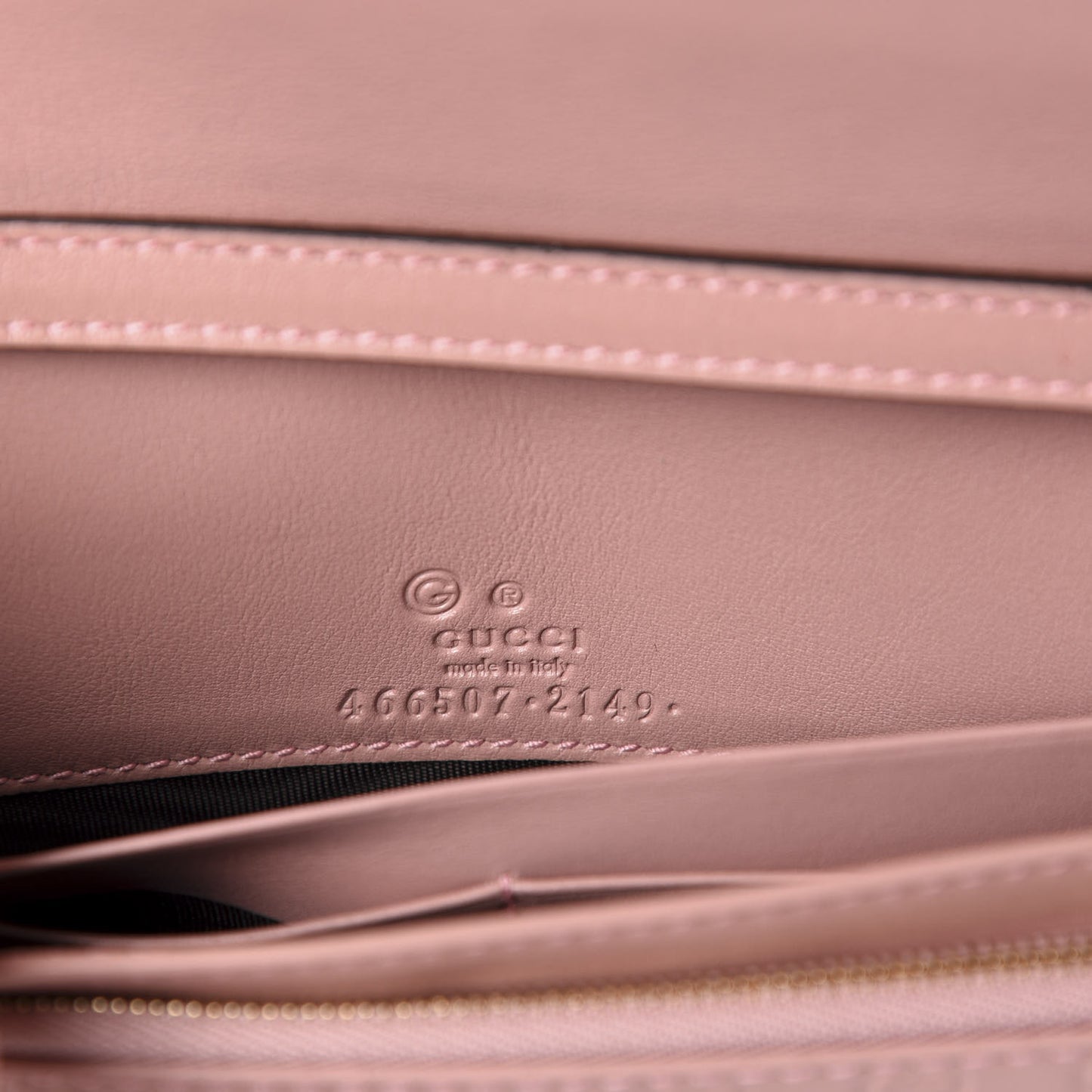 Microguccissima Crossbody Wallet Soft Pink