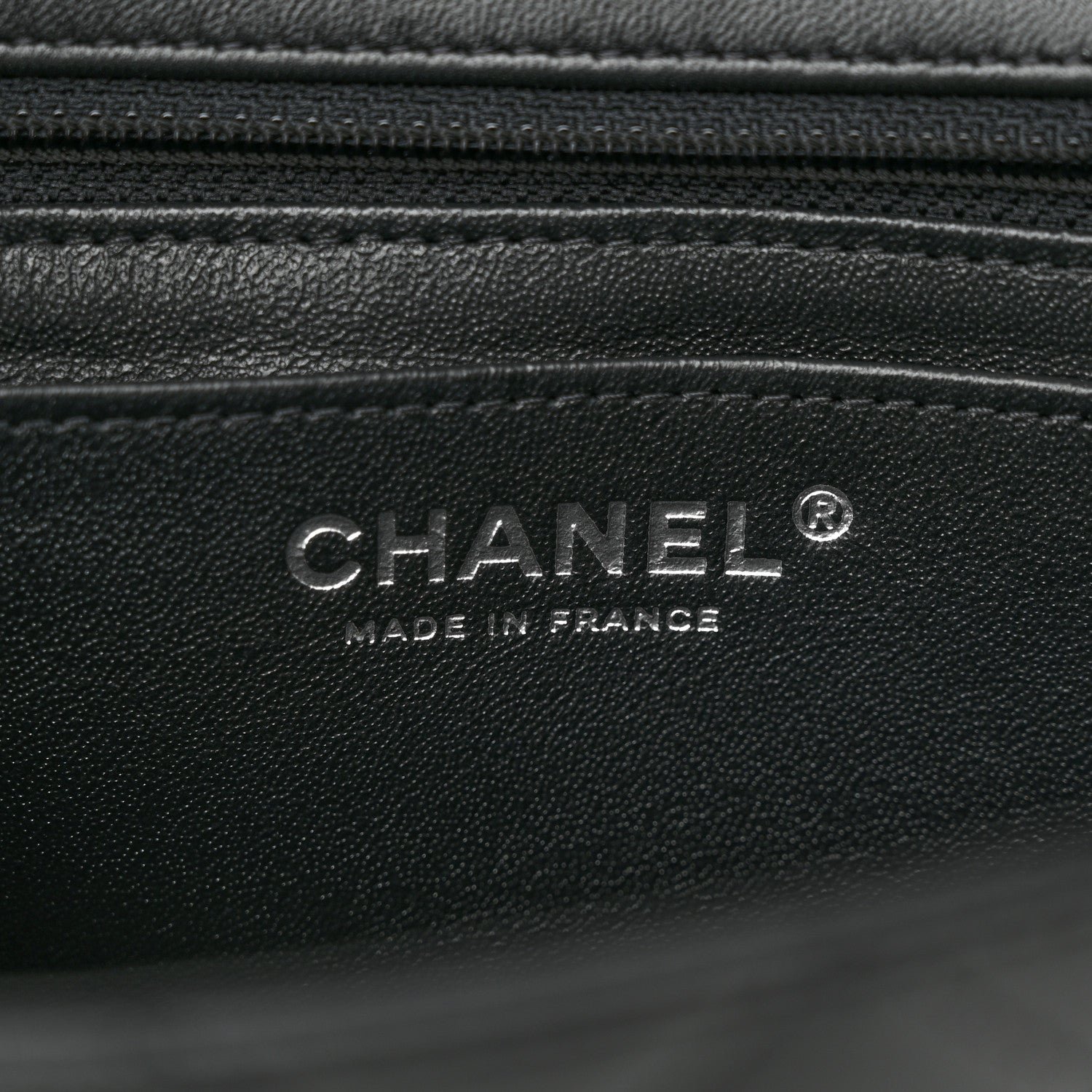 Chanel Lambskin Quilted Mini Rectangular Flap So Black 6 of 11