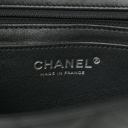 Chanel Lambskin Quilted Mini Rectangular Flap So Black 6 of 11