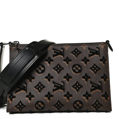 Louis Vuitton Monogram Tuffetage Triangle Messenger Black 11 of 11