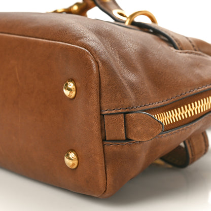 Miu Miu Nappa Aviator Small Aventure Bag Rovere 9 of 9