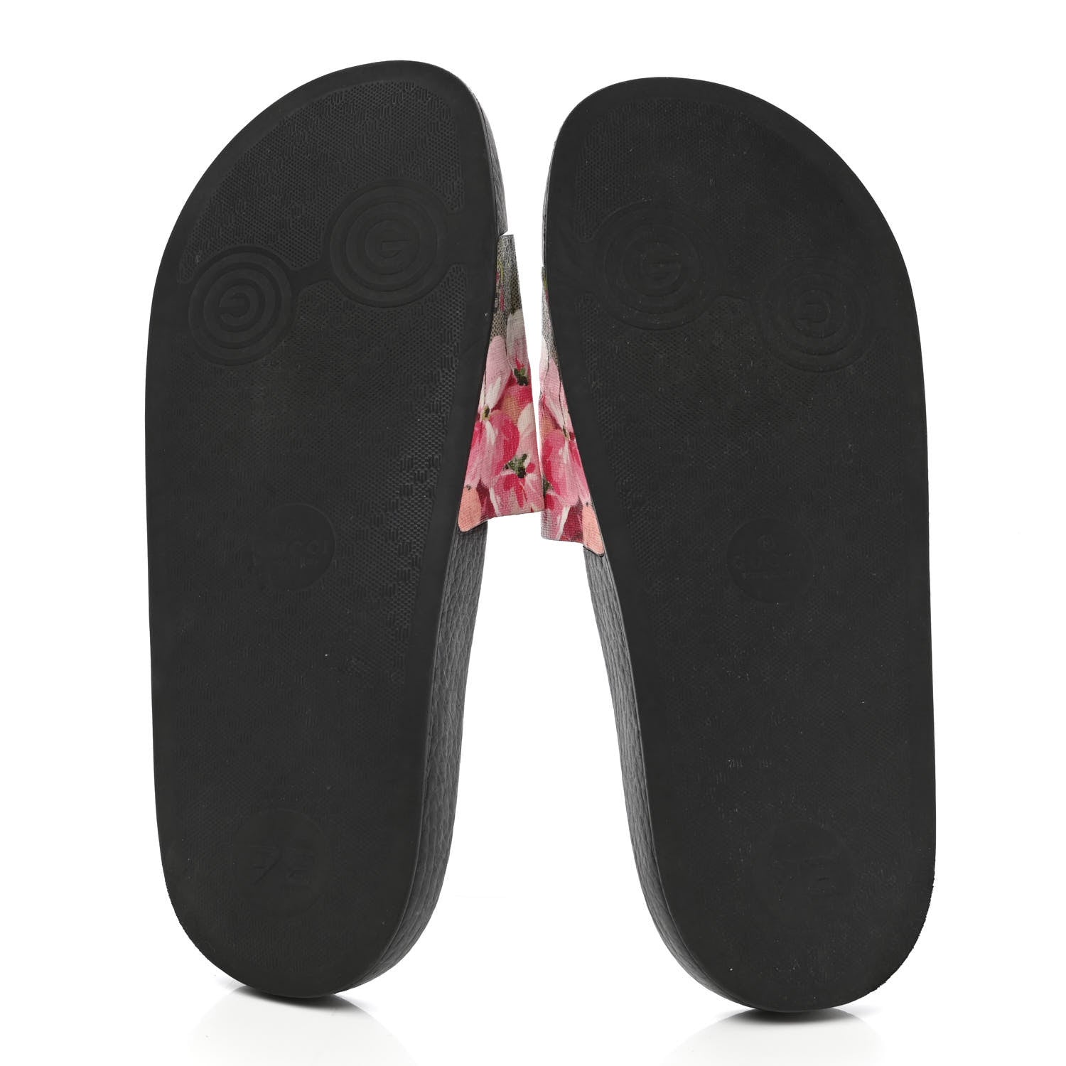 Gucci GG Supreme Monogram Blooms Slide Sandals 38 Beige Multicolor 5 of 9