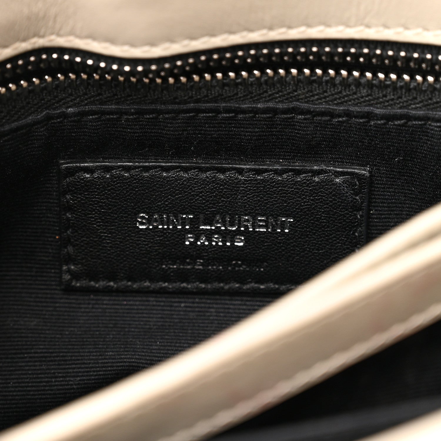 Saint Laurent Calfskin Y Quilted Monogram Toy Loulou Crossbody Bag Crema Soft 5 of 10