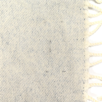 Chanel Merino Wool Cashmere CC Throw Blanket Navy White 3 of 4
